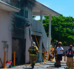 Fire damages Boca Bay maintenance building, injures one Fire damages Boca Bay maintenance building, injures one