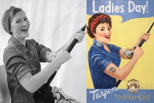 ‘Rosie the Riveter’ inspires a new generation of women: Artist Brendan Coudal recaptures the iconic image of WWII poster for 2018 Ladies Day item-thumbnail