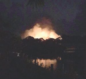 Fire in the night consumes five acres Fire in the night consumes five acres