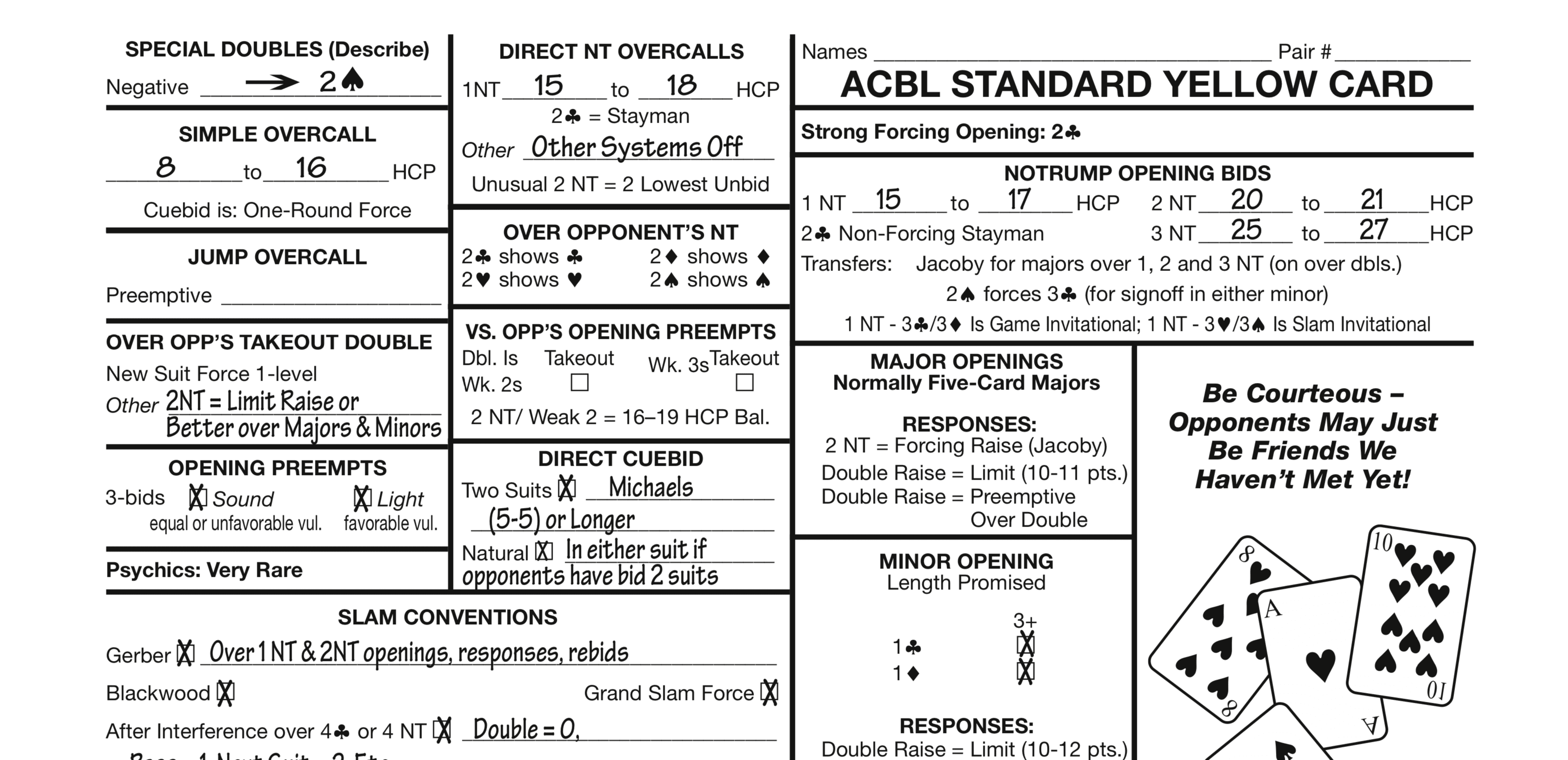 Macho approach for new beginner class at Duplicate Bridge Club Boca