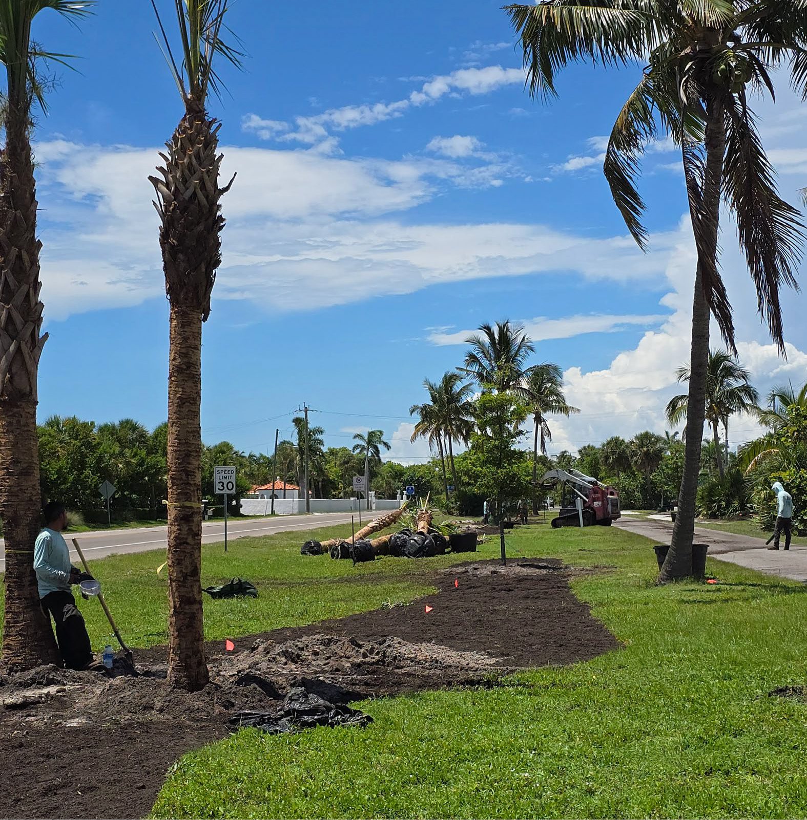 Major Landscaping For 5th Street Boca Grande Gateway 