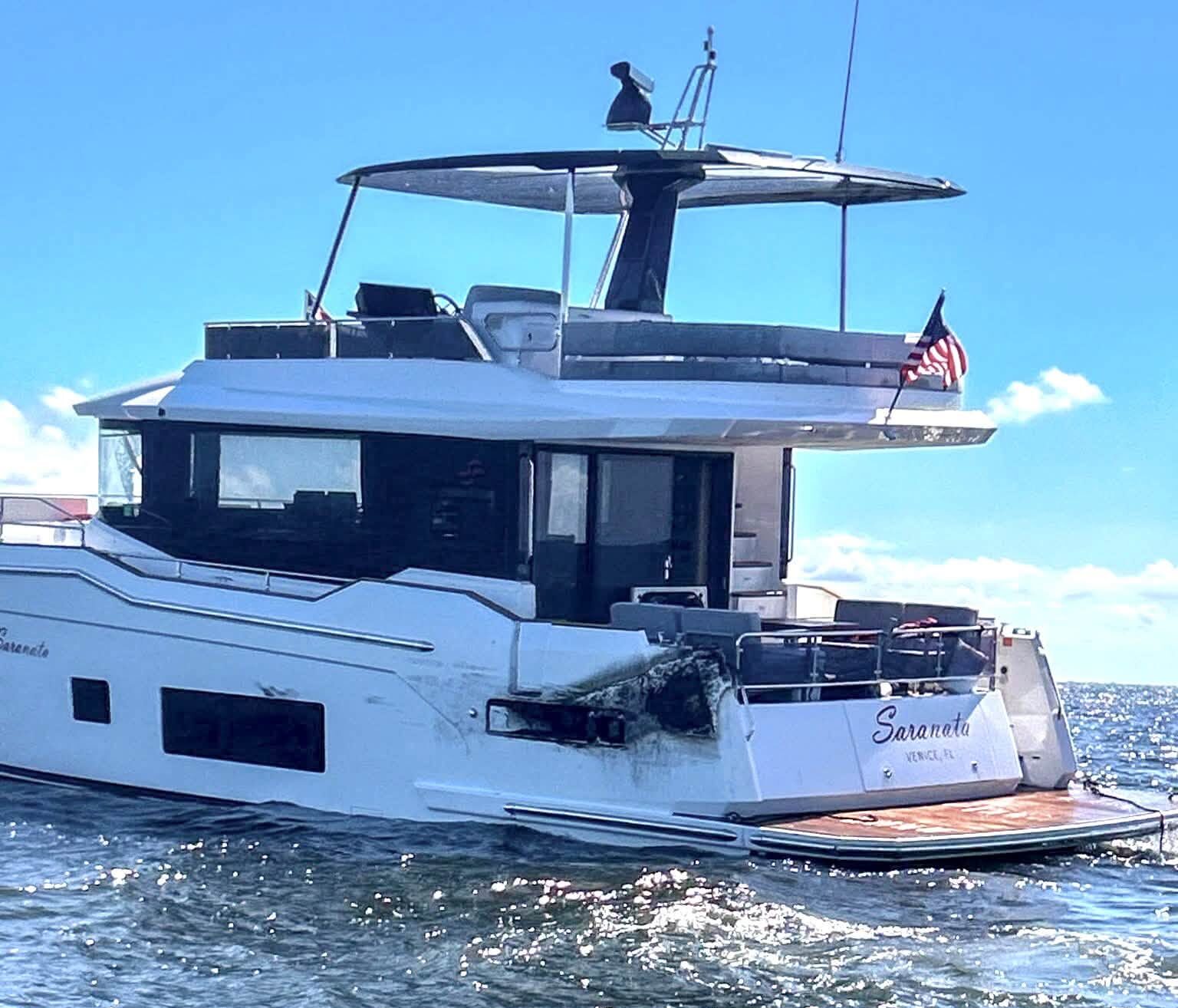 Boat fire off Gasparilla north | Boca Beacon
